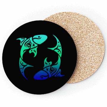 Discover T Tattoo Pisces Horoscope Gift Idea Coasters