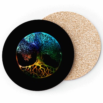 Discover Tree of Life Mandala Coasters