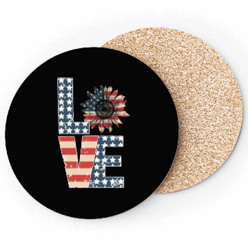 Discover Love 4th Of July Coasters