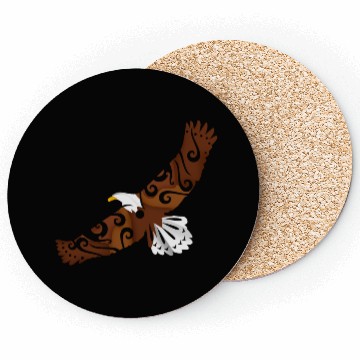 Discover Maori Eagle Polynesian T Tattoo Gift Idea Coasters