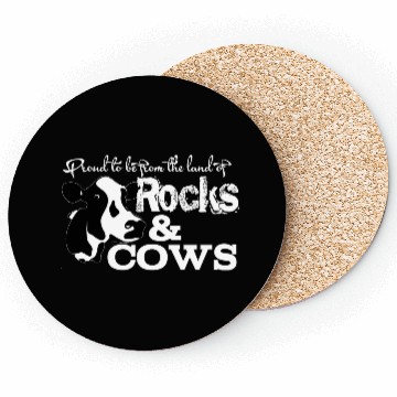 Discover Rocks & Cows Rural Minnesota Coasters