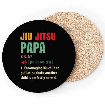 Discover Funny Jiu Jitsu Coasters - JiuJitsu - Papa Gift - Pap