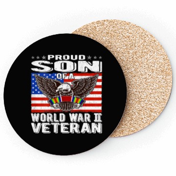 Discover Proud Son of World War 2 Veteran Military Coasters