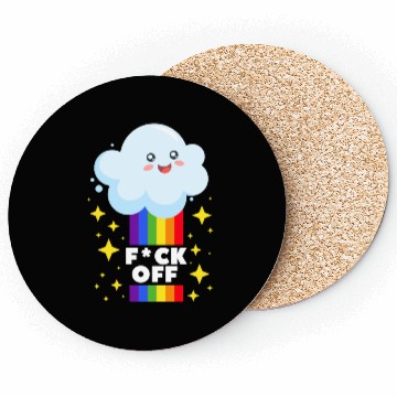 Discover Rainbow Cloud Pride Gay LGBT Equality Coasters
