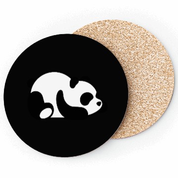 Discover lazy panda Coasters