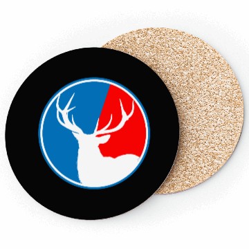 Discover Deer Hunting Patch Coasters