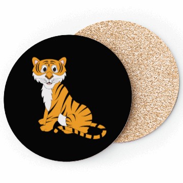 Discover Tiger Baby Coasters