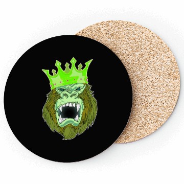 Discover neon green Gorilla Jungle King Coasters