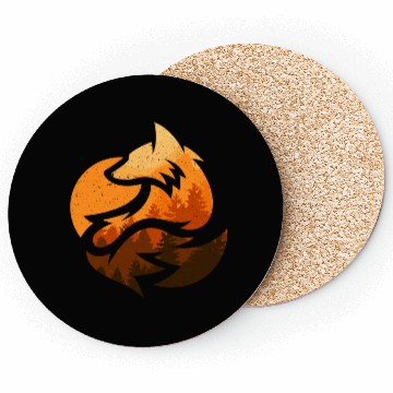 Discover Fox Animal Design Gifts Coasters