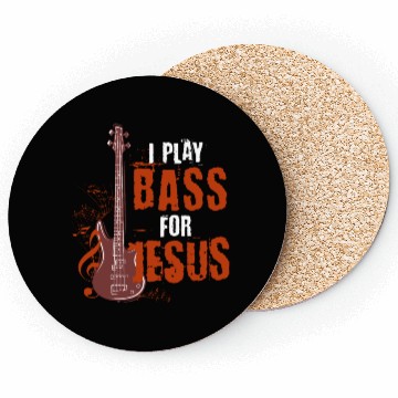 Discover Bass guitar Jesus Coasters