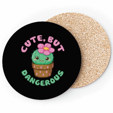 Discover Cute but dangerous plants Cactus lover Coasters