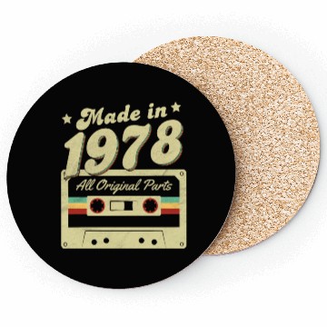 Discover Made in 1978 Coasters