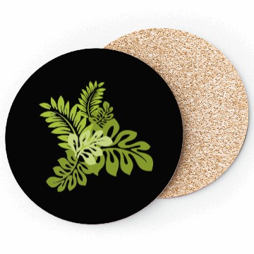 Discover Hibiscus Garden Leaves Coasters