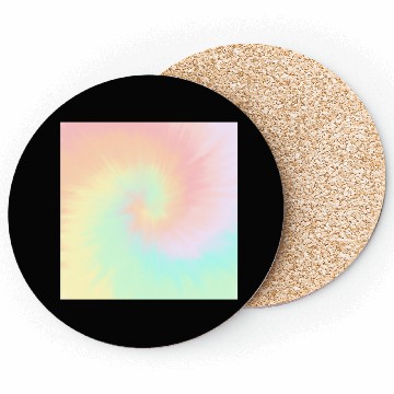 Discover Tie Dye Pastel Swirl Tie Dye Coasters