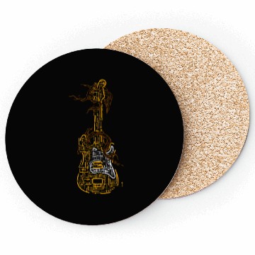 Discover Guitar Bass Guitar Coasters