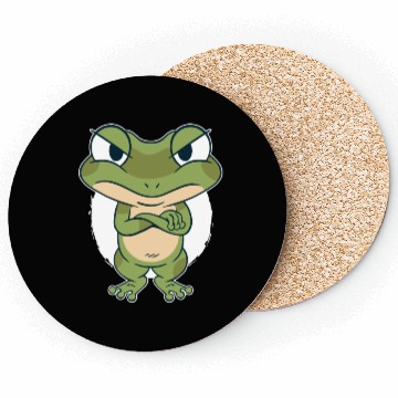 Discover Frog Coasters |Cute Green Frog Coasters | Funny Frog
