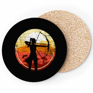 Discover Archery Retro Coasters
