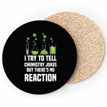 Discover Funny Science Chemistry Chemist Student Teacher Coasters