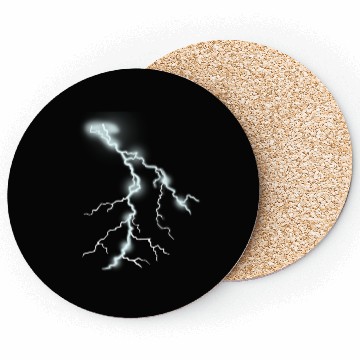 Discover Lightning Thunder Bolt Storm Strikes Cool Gifts Coasters