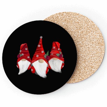 Discover Christmas Gnomes Coasters