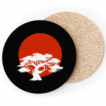 Discover Miyagi-do Karate Bonsai Tree Martial Arts Japanese Coasters