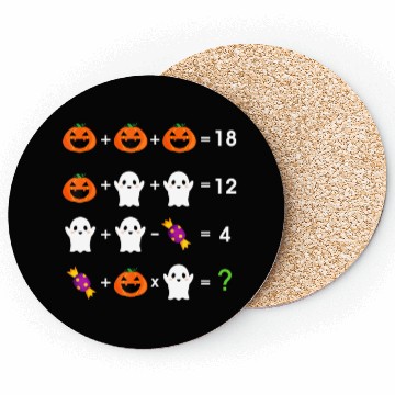 Discover Order of Operations Halloween Quiz Math Teacher Coasters