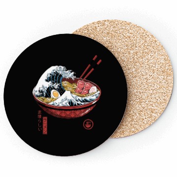 Discover Great Ramen Wave Coasters