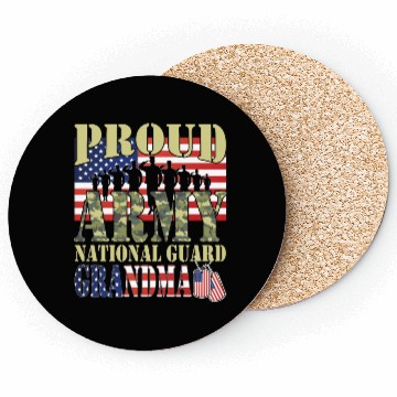 Discover Proud Army National Guard Grandma Coasters