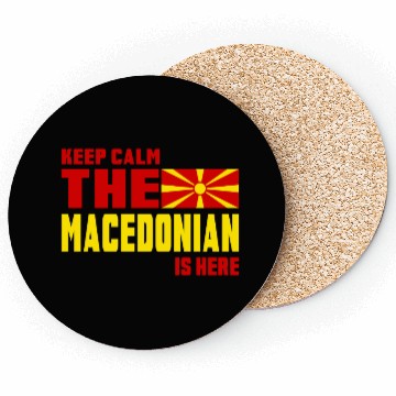 Discover Keep Calm Macedonia Design / Gift Idea Coasters