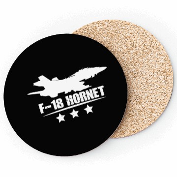 Discover F-18 Hornet - Aircraft Coasters
