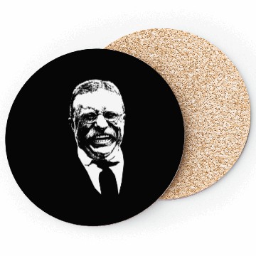 Discover President Teddy Roosevelt Graphic Coasters
