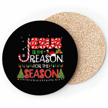Discover Jesus Is The Reason For The Season Christmas Coasters