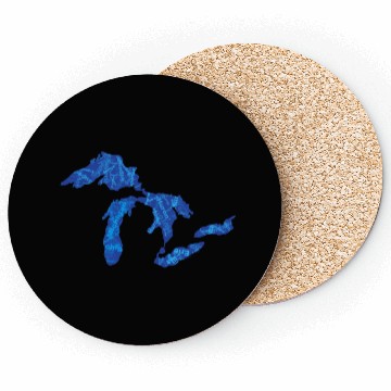 Discover Great Lakes with Names Coasters
