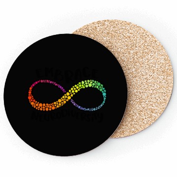 Discover Embrace Neurodiversity Infinity Symbol Coasters