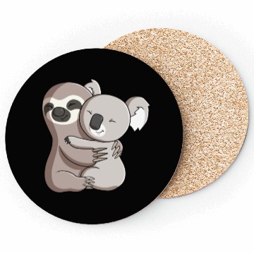 Discover Sloth and Koala Hug Coasters