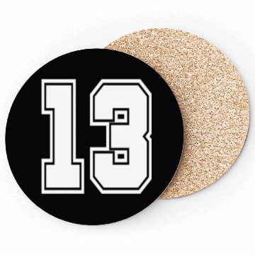 Discover 13 back number college style football soccer Coasters
