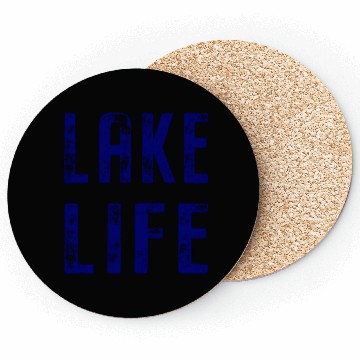 Discover Vintage Distressed Lake Life Coasters