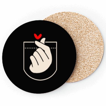 Discover Kdrama Pocket Heart Finger Korean Drama Kpop Korea Coasters