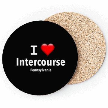 Discover I Love Intercourse Pennsylvania Coasters
