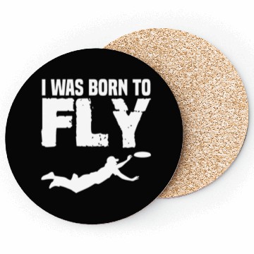 Discover Ultimate Frisbee Jokes Disk Throw Coasters