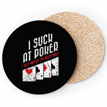Discover Funny Poker Saying Online Poker Gift Coasters