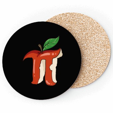 Discover Apple Pie Funny Thanksgiving Math Teacher Gift Coasters