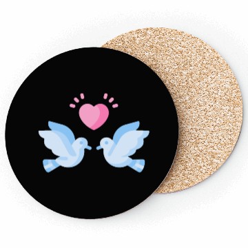Discover Bird lover freedom peace love Coasters