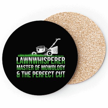 Discover Funny Lawn Mowing Garden Lawn Mower Yard Work Gift Coasters