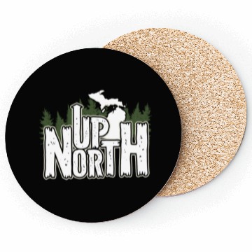 Discover Up North In Michigan Gift Coasters