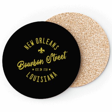 Discover New Orleans Bourbon Street Jazz Coasters
