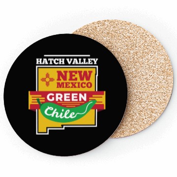 Discover Hatch Chile Coasters Green Chili Pepper