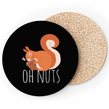Discover Oh Nuts Squirrel Gift Squirrel Pet Animal Coasters