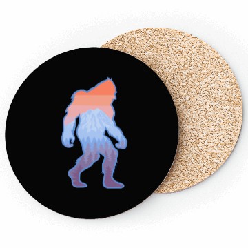 Discover Mt Rainier Bigfoot Sasquatch Coasters