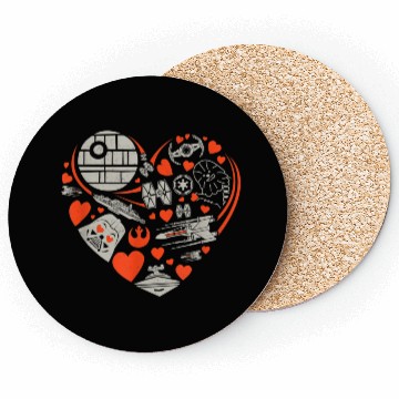 Discover Star Wars Valentine s Day Heart Galaxy Coasters